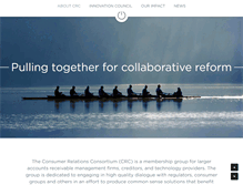 Tablet Screenshot of crconsortium.org